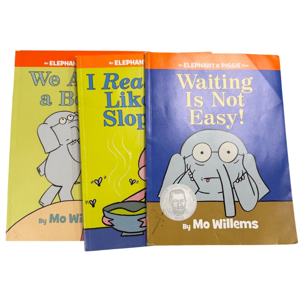Mo Willems Elephant & Piggie Books Lot Reading Readers 3 lot